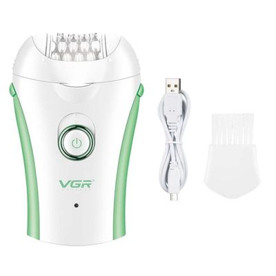 Face Epilator Rechargeable Wireless Epilators Hair Removal for Women w/ 2 Speeds LED Light