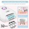Face Epilator Rechargeable Wireless Epilators Hair Removal for Women w/ 2 Speeds LED Light view 2
