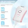 Face Epilator Rechargeable Wireless Epilators Hair Removal for Women w/ 2 Speeds LED Light view 4