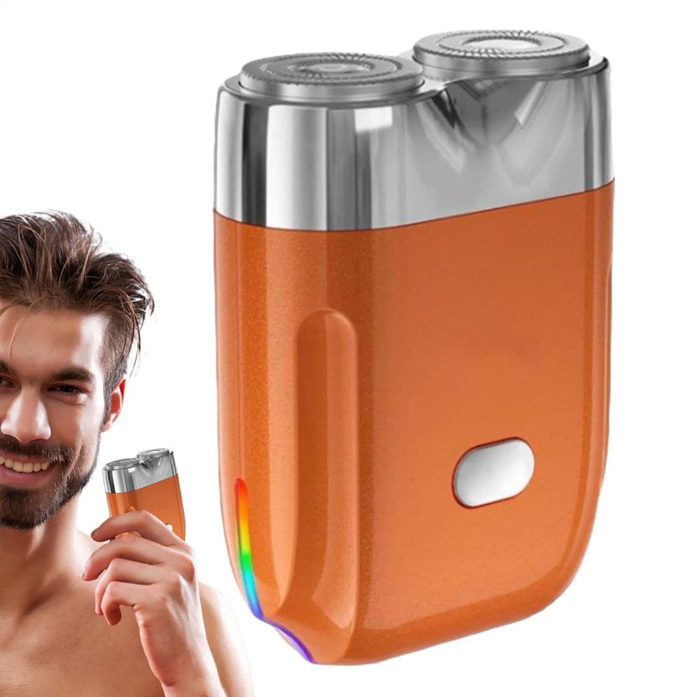 Electric Shavers Men - Double Ring Floating Mesh Foil Shaver | Travel-Friendly Shaver, Precision Grooming for Leg, Chest, Armpit, and Body Hair, Convenient and Smooth Shaving Experience
