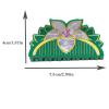 Elegant Bamboo Flower Claw Clips,Bamboo Flower Shape Hair Clips,Acetate Hair Clips for Girls,Small Jaw Clips for Women (Bamboo Flower) view 2