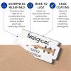 Double Edge Razor Blades for Men - 100 Count Men's Safety Razor Blades for Shaving Premium Platinum Japanese Stainless Steel - Durable, Smooth and Clean Shaves view 3