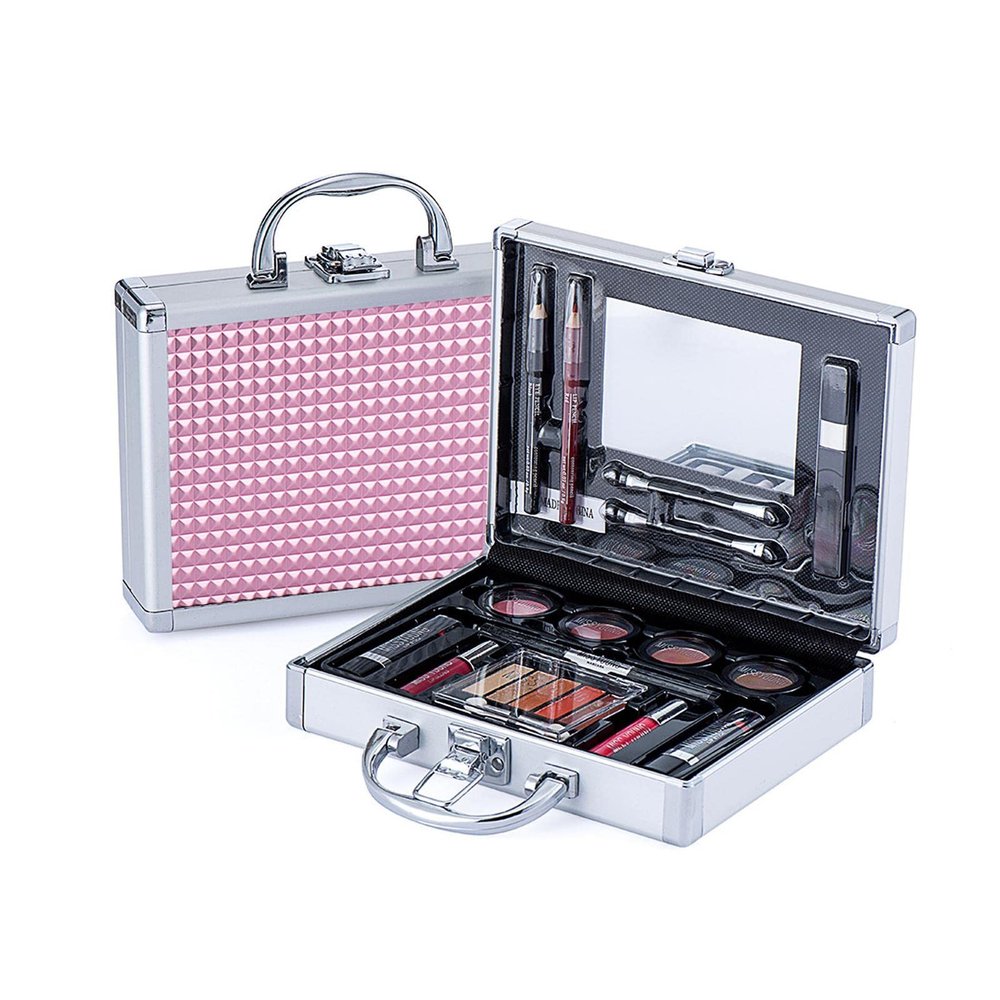 SOUQDWL All in One Makeup Gift Set, 16 Piece Makeup Set for Women, Complete Set, Durable Makeup Set with Cosmetic Box for Women, Girls, Makeup Gift Set, Holiday, Birthday Beauty