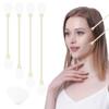 Anti-Wrinkle Face Lift Strips, Promotes Facial Blood Circulation & Reduces Oily Skin [4 Bands + 20 Tapes] Instant V-Line Lifting Stickers for Jawline Contouring & Sagging Skin, Invisible Daily Use view 1