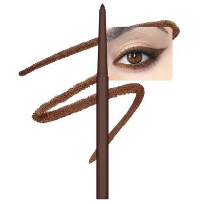 evpct Brown Eyeliner Pencils for Eyes, Brown Colored Eye Liner Pencil Pen Makeup Waterproof Smudge Proof, Colored Gel Waterline Eyeliner Liquid, Face Eye Paint Stick Lipstick Halloween Makeup 11