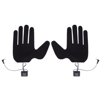 Five Finger Gloves Heating Pad Electric Heating Gloves Pads 5 Finger Glove Heating Sheet with 3 Adjuatable Gears Ultra Soft Cotton Polyester Plenty of Warmth for Running Hiking