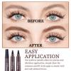 3PCS Microblading Eyebrow Pencils with 24 Eyebrow Stencils,Waterproof Liquid Eyebrow Pen,Magical Precis Eyebrow Contouring Pen,4 Tip Micro Brow Pencils,Smudge-proof Eye Brow Pencils (Grey) view 3