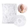 Disposable Shower Caps,100PCS Shower Cap,Reusable Waterproof Plastic Shower Cap,Shower Cap for Men,Hair Cap,Thick Clear Shower Cap for Home Travel Hotel Bath Salon Hair Treatment view 3