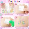 150 PCS Luminous Easter Tattoos, 25 Styles Glow Easter Stickers for Easter Basket Stuffers, Waterproof Easter Temporary Tattoos with Bunny Egg Chick for Easter Basket Filler Party Favors view 4