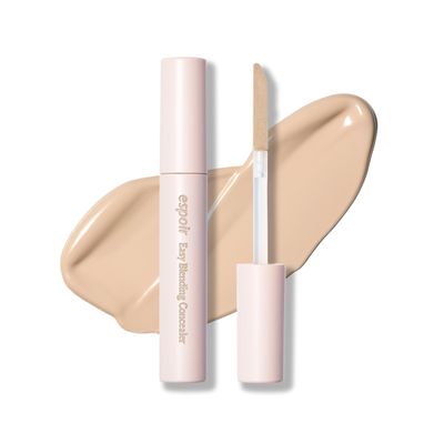Espoir Easy Blending Concealer #3 Petal | Seamless Coverage & Natural Shades for Daily Use, Easy-to-Blend, Soft Texture, Long and Pointed Tip for Precise Application, Korean Makeup, 0.35 oz.