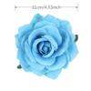 20 Pcs Rose Hair Clip Flower Hairpin, Red Fabric Rose Flowers Hair Clips Pin Up Headpieces Hair Accessories for Women Girls Wedding Party Decor view 2