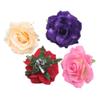 20 Pcs Rose Hair Clip Flower Hairpin, Red Fabric Rose Flowers Hair Clips Pin Up Headpieces Hair Accessories for Women Girls Wedding Party Decor view 3