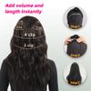 Straight Clip in Hair Extensions Real Human Hair, 7Pcs 18 Inch 105g #14 Golden Brown Invisible Natural Soft Real Human Hair Extensions Clip ins, Double Weft Hair Extensions Real Human Hair for Women view 4