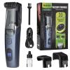 Vacuum Beard Trimmer for Men with 20 Length and Styles Adjustable, Built-in Vacuum Trimmer for Mustache, Sideburns, Facial Hair, Rechargeable Mustache Trimmer view 1