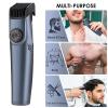 Vacuum Beard Trimmer for Men with 20 Length and Styles Adjustable, Built-in Vacuum Trimmer for Mustache, Sideburns, Facial Hair, Rechargeable Mustache Trimmer view 4
