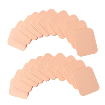 20 PCS Cosmetic Applicator Pads Rectangle Makeup Sponges for Foundation Square Makeup Cushion Puff Powder Foundation Blender