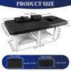 Professional Massage Tables, Adjustable Backrest Heavy-Duty 31.5'' Wide Massage Table, Treatment Physical Therapy Table Spa Facial Bed, Metal Frame PU Leather, Black view 2