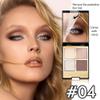 4 Colors Eyeshadow Makeup Palette,Nude Rose Gold Brown Natural Neutral Nude Eye Shadow Palette with Mirror,Long Lasting Naturing-Looking,Waterproof,Travel Size view 2