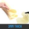 Silicone 3MM Tattoo Fake Skin 10Pcs 7.4X5.6" 3MM Tattoo Practice Skin Thick Soft Silicone Fake Skin for Beginer and Artists view 2