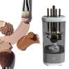 BTSEURY Electric Makeup Brush Cleaner Machine, USB Cosmetic Brush Cleaner, 2 Modes Transparent Deep Cleaning Large Capacity Electric Makeup Brush Cleaner for All Size Makeup view 3