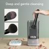 BTSEURY Electric Makeup Brush Cleaner Machine, USB Cosmetic Brush Cleaner, 2 Modes Transparent Deep Cleaning Large Capacity Electric Makeup Brush Cleaner for All Size Makeup view 4