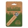 Beechwood Mens Nail Clipper - Laser Engraved Strong and Courageous Scripture Tool - Heavy Duty Stainless Steel Toenail & Fingernail Cutter for Healthy, Strong Nails - Christian Pocket Tools for Men view 2