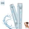 Glow Aura Womens Shaver, 2-in-1 Dual Head Shaver for Bikini and Body, Electric Lady Shaver & Trimmer, Perfect for Sensitive Skin - Razor & Shaver (Blue) view 1