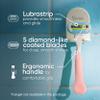 Gillette Venus Extra Smooth Pink Women's Razor, Pivoting Razor Head, 5 Blades for an Extra Smooth Shave, Handle + 3 Blade Refills, Holiday Gifts for Women view 3