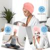 AGKXHDEC 2 Packs Microfiber Towel, Hair Turbans for Wet Hair, Drying Hair Wrap for Women(Pink,Light Pink) view 3