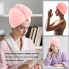 AGKXHDEC 2 Packs Microfiber Towel, Hair Turbans for Wet Hair, Drying Hair Wrap for Women(Pink,Light Pink) view 4