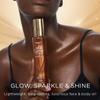 Absolute New York - Silk Glow Shimmer Mist Glow, Radiant, Shimmer Body & Face & Hair, Shea Butter, Coconut Oil, Vitamin E (SBGS06 True Bronze Oil Gel, 3.4 fl oz) view 2