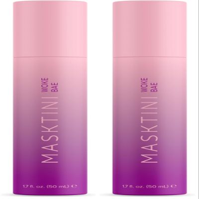 Masktini Woke Bae Whenever Moisture Spritz, 1.7 oz - Anti Aging, Hydrating Face Mist - Watermelon and Algae Extracts - Face Moisturizer for Dry Skin (Pack of 2)
