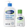 Cetaphil Daily Facial Cleanser Lotion for Combination to Oily, Sensitive Skin, 16 oz + Travel Size Moisturizing Lotion 2 oz view 1