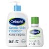 Cetaphil Face Wash, Hydrating Gentle Skin Cleanser for Dry to Normal Sensitive Skin, 16 oz + Travel Size Moisturizing Lotion 2 oz view 1