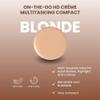 Poise Makeup HD Crme Multitasking Compact REFILL | Ultra Smooth Cream Formula Used as Eyeshadow Base, Smudge Finish Eye Color, Brow Definer, Highlight, Contour, and Lip Color, BLONDE view 3