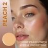 Poise Makeup HD Crme Multitasking Compact REFILL | Ultra Smooth Cream Formula Used as Eyeshadow Base, Smudge Finish Eye Color, Brow Definer, Highlight, Contour, and Lip Color, PEACH 2 view 2