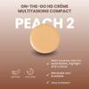 Poise Makeup HD Crme Multitasking Compact REFILL | Ultra Smooth Cream Formula Used as Eyeshadow Base, Smudge Finish Eye Color, Brow Definer, Highlight, Contour, and Lip Color, PEACH 2 view 3