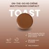 Poise Makeup HD Crme Multitasking Compact REFILL | Ultra Smooth Cream Formula Used as Eyeshadow Base, Smudge Finish Eye Color, Brow Definer, Highlight, Contour, and Lip Color, TOAST view 3