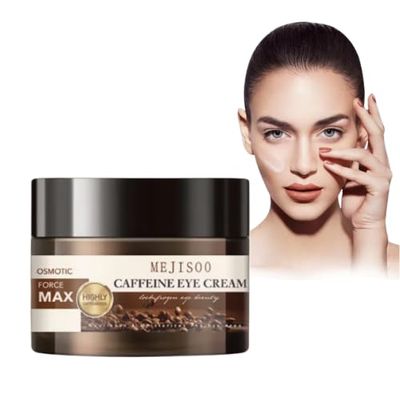 Natural Caffeine Eye Cream 50g for Dark Circles and Puffiness, Under Eye Wrinkles Fine Line and Eye Bags For Sensitive All Skin