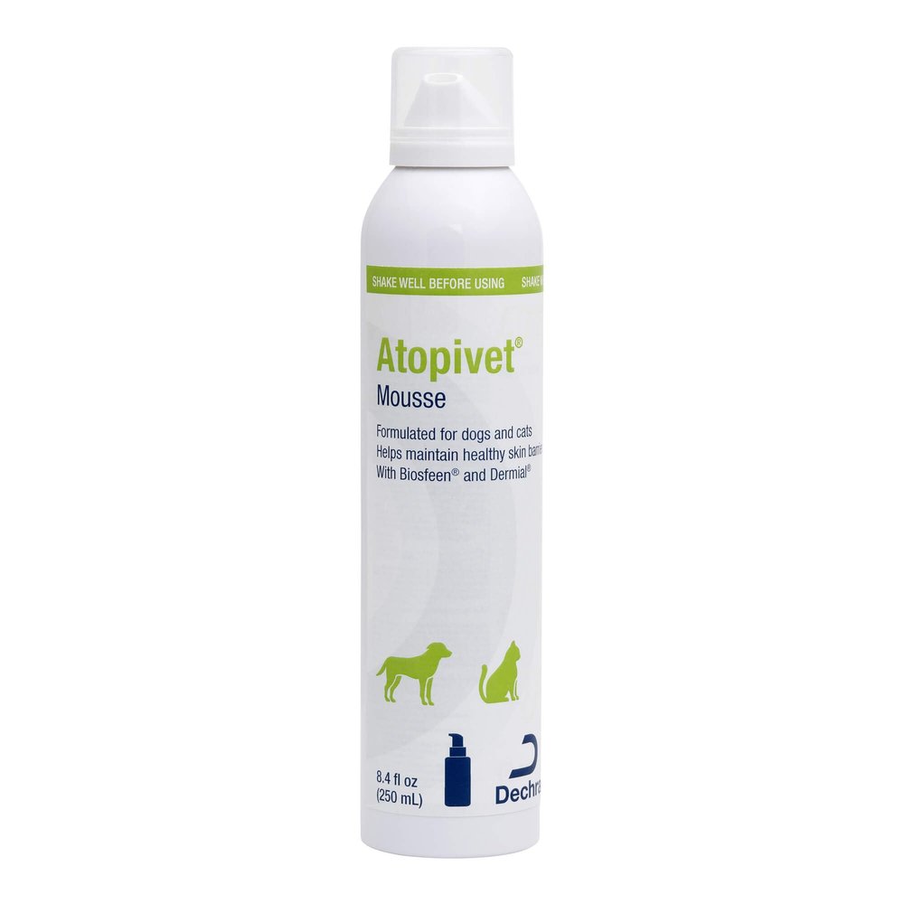 Atopivet Skin Care Mousse for Dogs and Cats, 8.45 oz