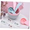 1 Set Facial Mask Bowl DIY Facial Masks Mixing Tool Kit Clay Mask for Face Jelly Mask Face Masks Skincare Soap Dispenser Dust Mask Cosmetic Bowl Sourdough Tools Gadget Face view 3