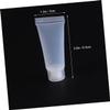 10ml Refillable Travel Bottle Screw Cap for Shampoo Shower Gel Body Lotion Leakproof Plastic Sample Packing Jars view 2