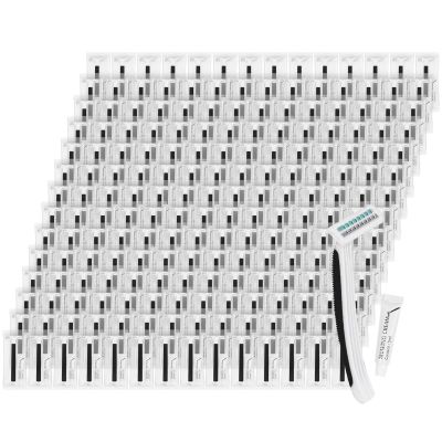 Disposable Razors Bulk, Razors Individually Wrapped Bulk, Travel Razors Bulk With Shaving Cream For Hotels, Shelters, Homeless, Nursing Homes, Charities, Churches, Black (100-PACK)