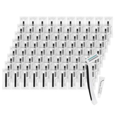 Disposable Razors Bulk, Razors Individually Wrapped Bulk, Travel Razors Bulk With Shaving Cream For Hotels, Shelters, Homeless, Nursing Homes, Charities, Churches, Black (30-PACK)