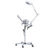 Professional Facial Steamer with Magnifying Lamp, Rolling Stand, Adjustable Height, White view 1