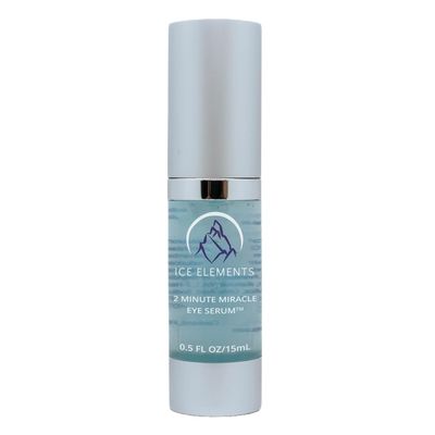 Ice Elements 2 Minute Miracle Eye Serum | Smooths Fine Lines, Reduces Puffiness, Hydrates & Revitalizes Under-Eye Skin | 0.5 fl oz | Lightweight, Fast-Absorbing Formula