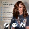 13x4 lace Short Bob Bouncy Egg Deep Loose Wave Chocolate Brown Honey Brown Colored #4 HD Transparent Lace Front Wig 150% Density Glueless Wig 100% Human Hair Wigs Brazilian remy hair Pre Plucked view 2