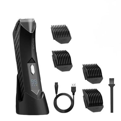 Enchen 4-in-1 Electric Body Hair Trimmer for Men - Ball Trimmer with Replaceable Ceramic Blades | USB Rechargeable, IPX7 Waterproof | Painless Pubic, Face, Underarm & Leg Grooming Tool
