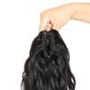 JHXIN Body Wave Short Claw Clip Drawstring Ponytail Human Hair Extensions(20 inch) view 2