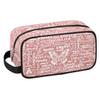 Ioracida Custom Travel Cosmetic Bag, Butterfly Personalized Makeup Bags for Grils, Large Capacity Makeup Pouch Bag, Rose Gold view 1